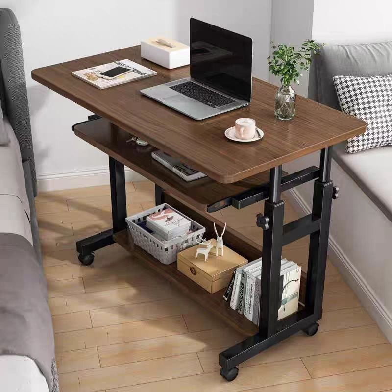 Desk Setup Minimalist - Beweglicher kleiner Tisch, Nachttisch, Schlafzimmer, Haushaltsschreibtisch,