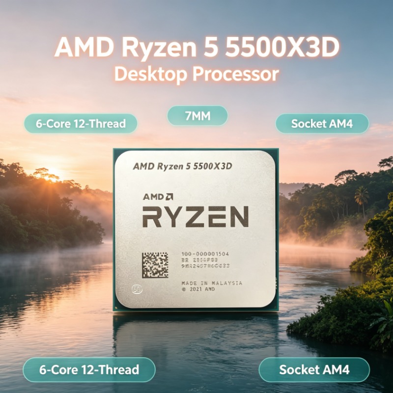 Amd Cpu Ryzen 5 - AMD Ryzen 5 5500X3D Gaming-CPU 3,0GHz