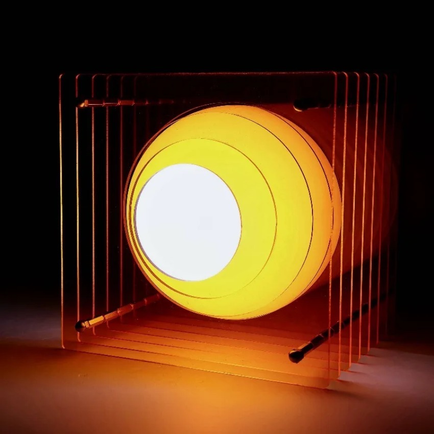 Desk Setup Lighting - DIY Acryl Tausend Schicht Lampe Mond
