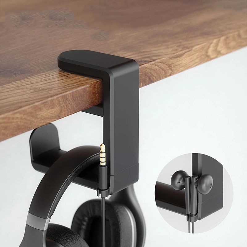 Desk Setup Game - Universeller Desktop 360 ° Drehbarer Kopfhörerständer