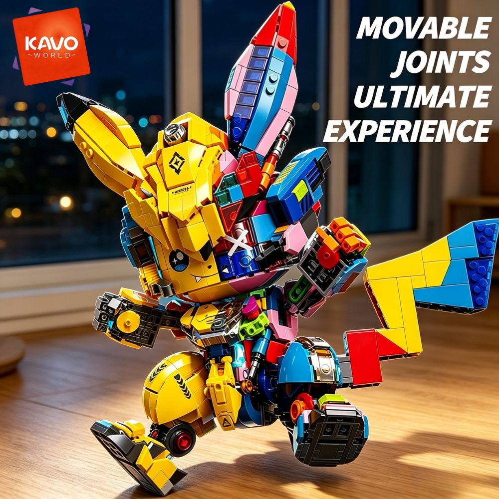 Desk Setup Dorm - KAVOWORLD 1505-teiliger Mechanischer Maus-Bausatz Mecha-Modell 360
