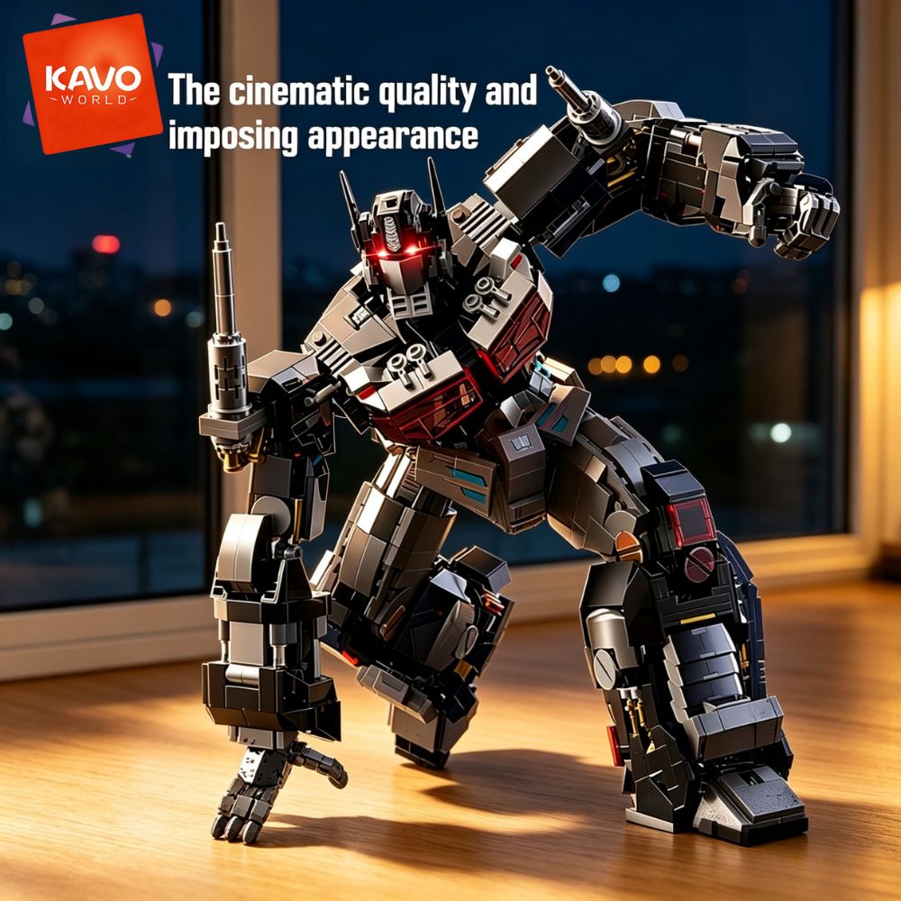 Desk Setup Enthusiast - KAVOWORLD 2045-teiliges Future Mecha Roboter Baustein-Set