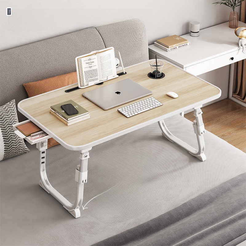 Desk Setup Ideas - Erhöhter Bett-Schreibtisch Laptop-Schreibtisch Studenten-Wohnheim Oberbett-Computertisch Kleiner