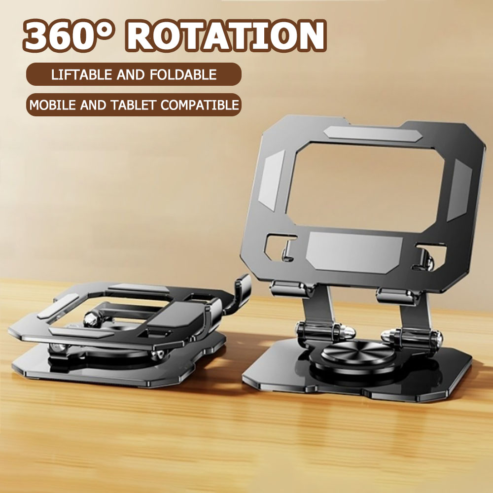 Desk Setup Minimalist - 360° Drehbarer Tablet- und Handyständer Verstellbarer
