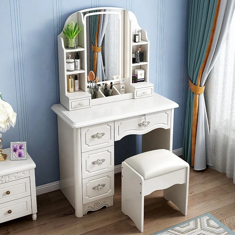Mädchen Weiß-Rosa Moderner Hol – Desk Vanity Setup Bewertung und Preis
