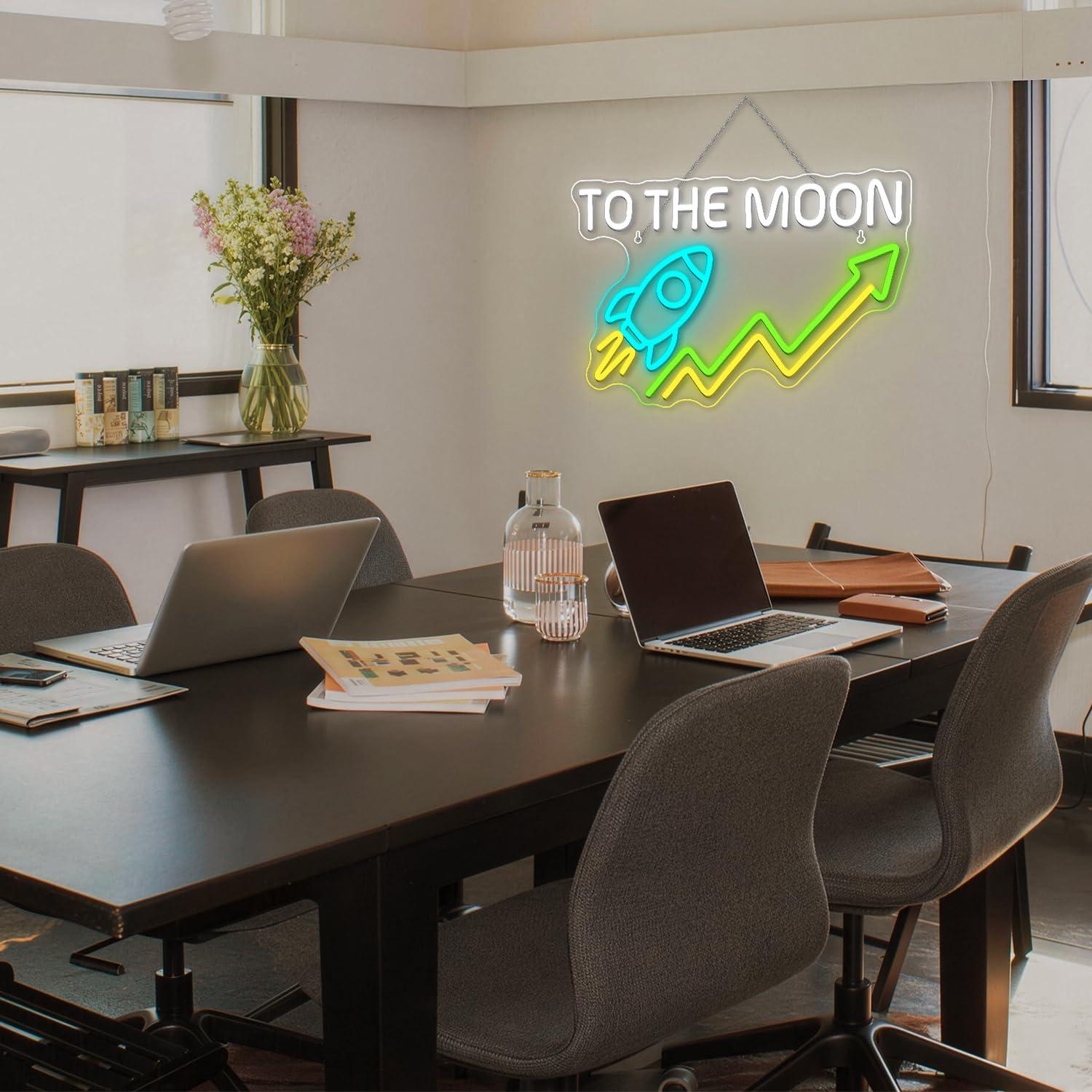 Neon-Schild für Daytrading-Zub – Desk Setup Trading Bewertung und Preis
