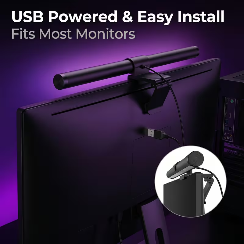 LED-Monitorleuchte mit Fernbed – Desk Setup Lighting Bewertung und Preis