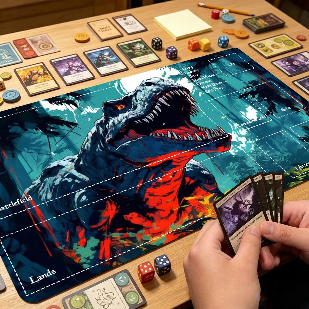 Dark Jungle Dinosaur Große Erw – Desk Setup Trading Bewertung und Preis