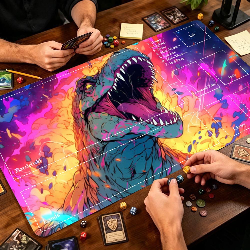 Leuchtende Jurassische Dinosau – Desk Setup Trading Bewertung und Preis