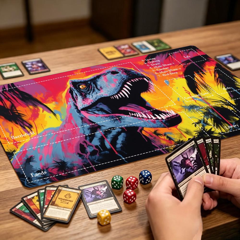 Leuchtende Jurassische Dinosau – Desk Setup Trading Bewertung und Preis