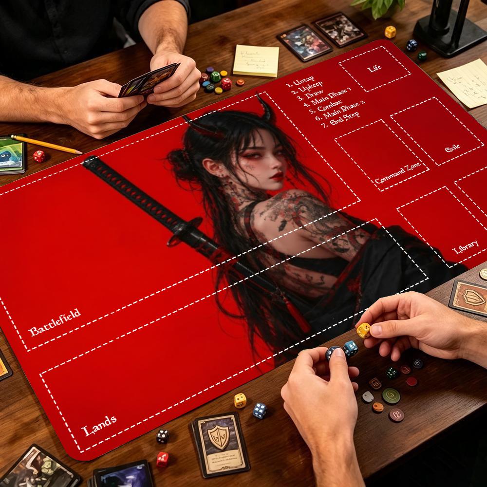 Anime Samurai Kriegerin Mädche – Desk Setup Trading Bewertung und Preis