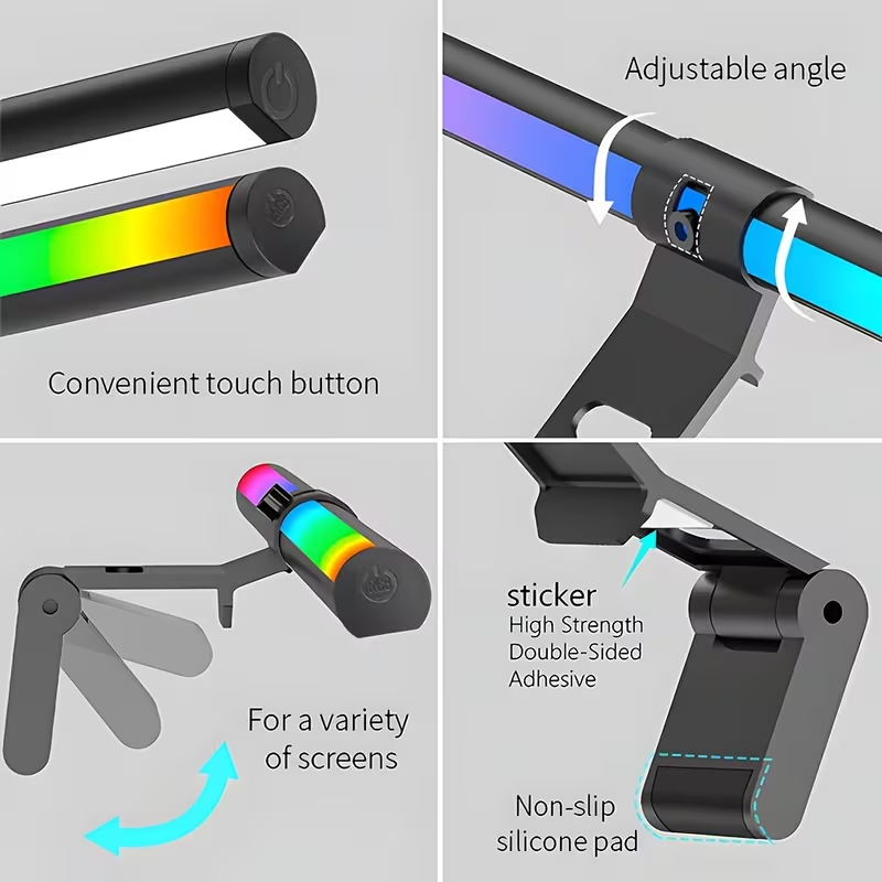 Monitor-Lichtleiste RGB-Lichtl – Setup Desk Monitor Bewertung und Preis