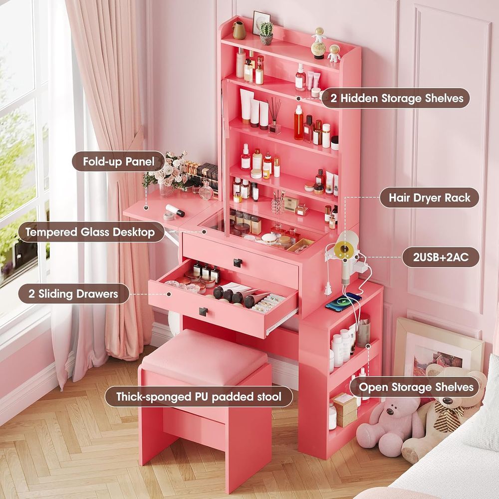 Vabches Kleiner Schminktisch m – Desk Vanity Setup Bewertung und Preis