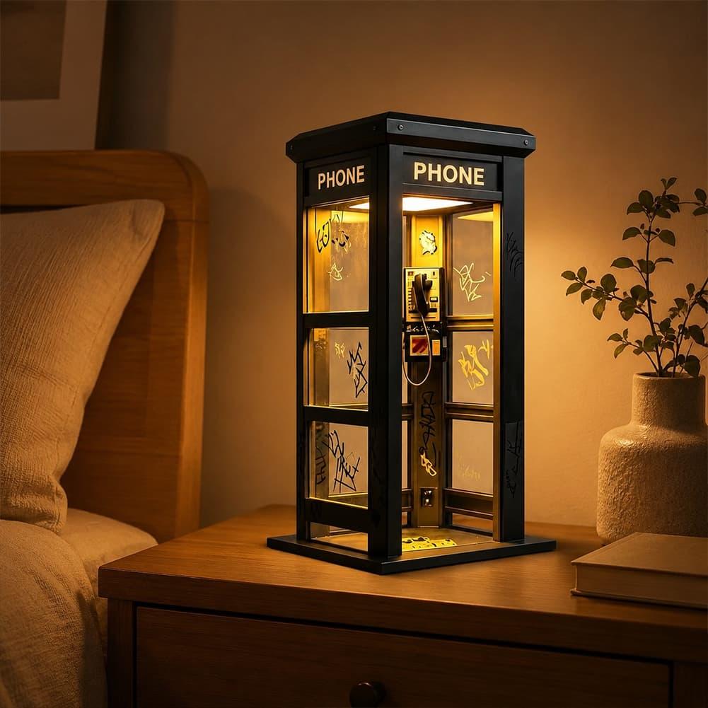 Retro Graffiti Telefonzellen-T – Desk Setup Lighting Bewertung und Preis