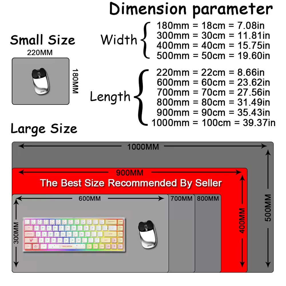 Neues Design E-Sports Mauspad  – Desk Setup Small Bewertung und Preis