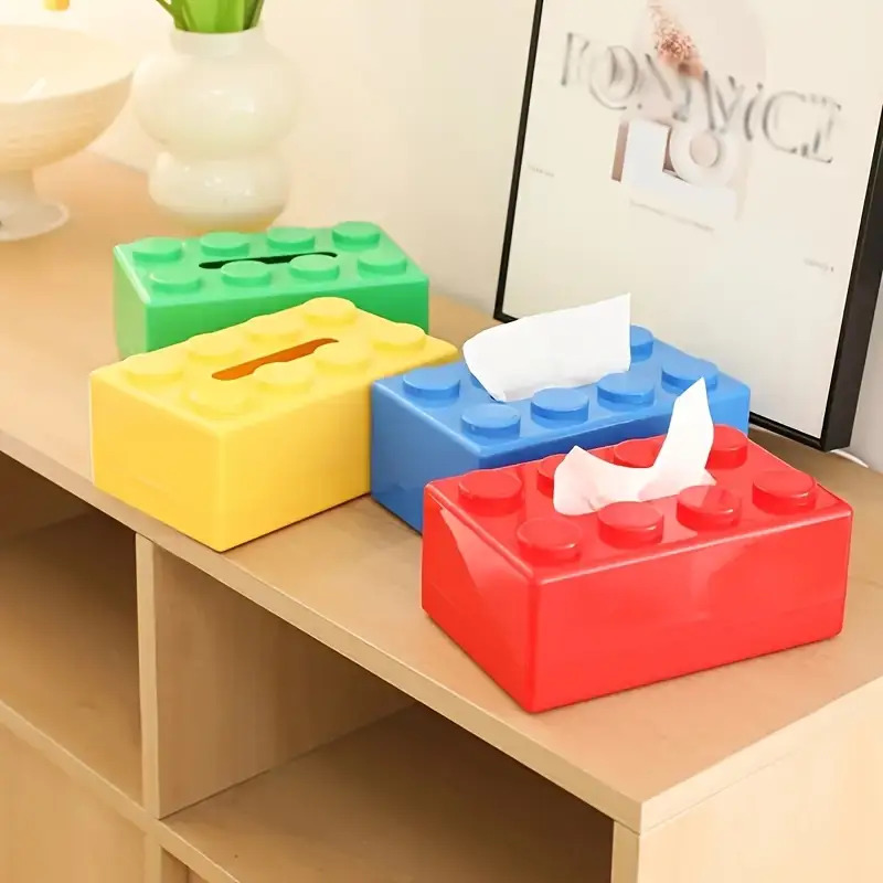 Bausteinförmige Taschentuchbox – Desk Setup Developer Bewertung und Preis