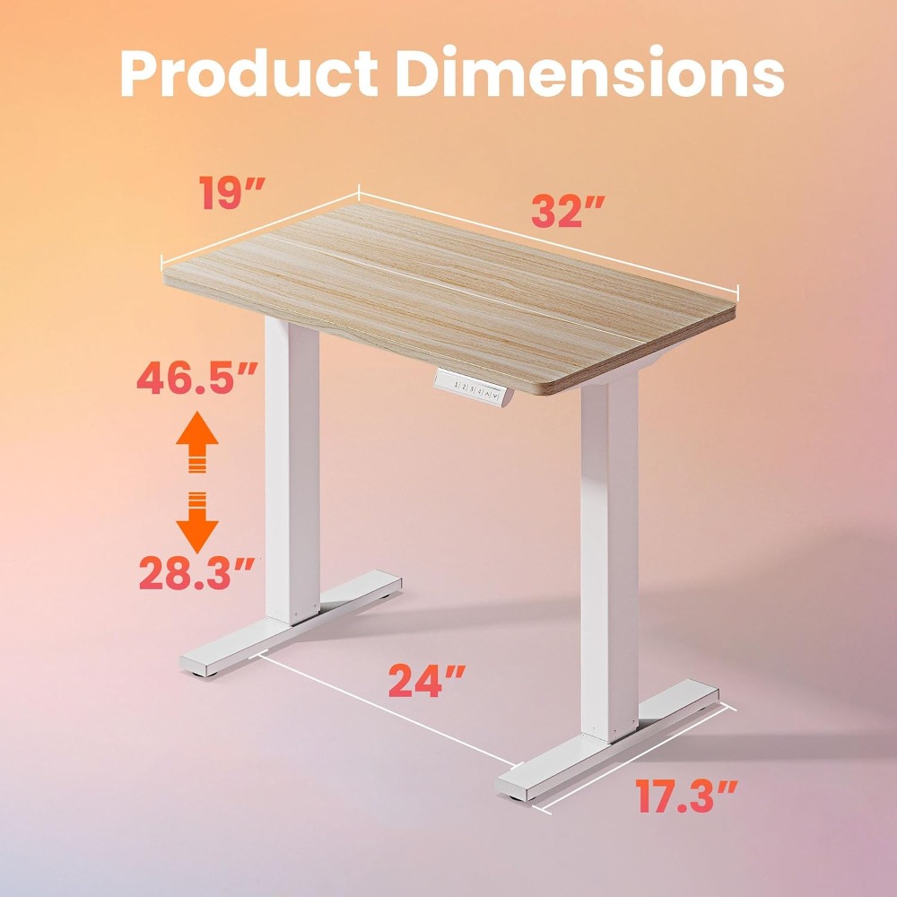 Kleiner elektrischer Stehschre – Desk Setup Small Bewertung und Preis