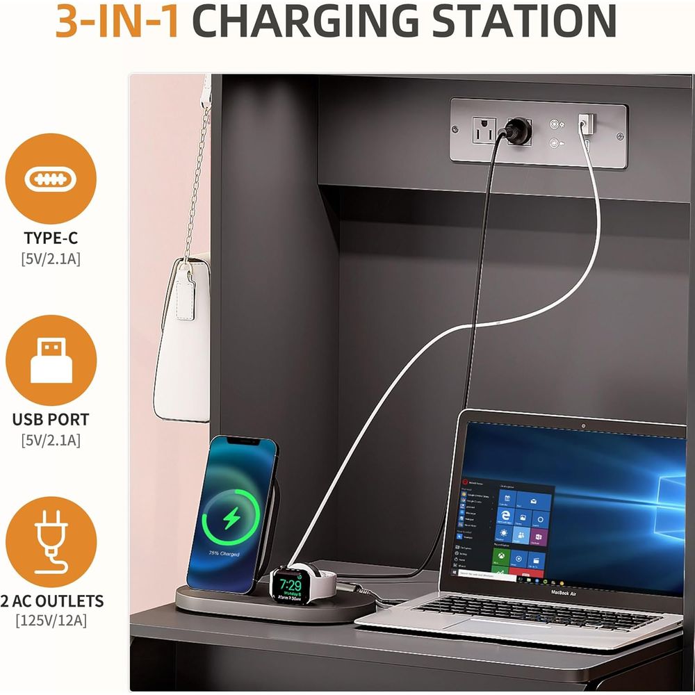 LED-Schminktisch mit Bewegungs – Desk Vanity Setup Bewertung und Preis