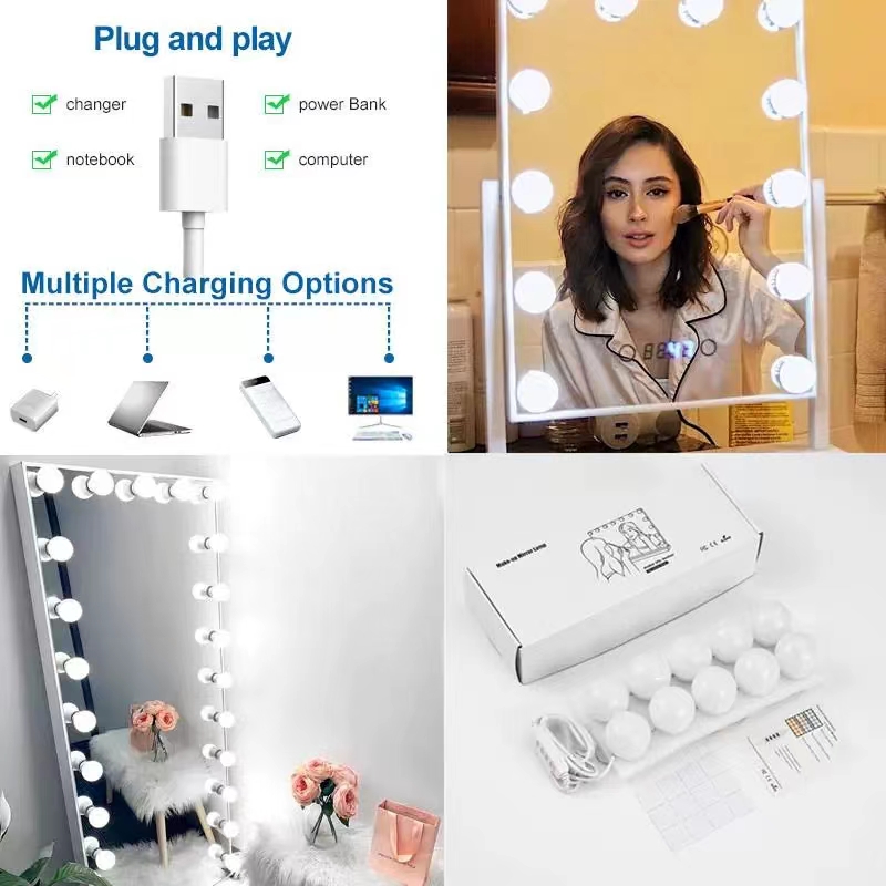 LED-Lichtpaste, Spiegel, Make- – Desk Setup Lighting Bewertung und Preis