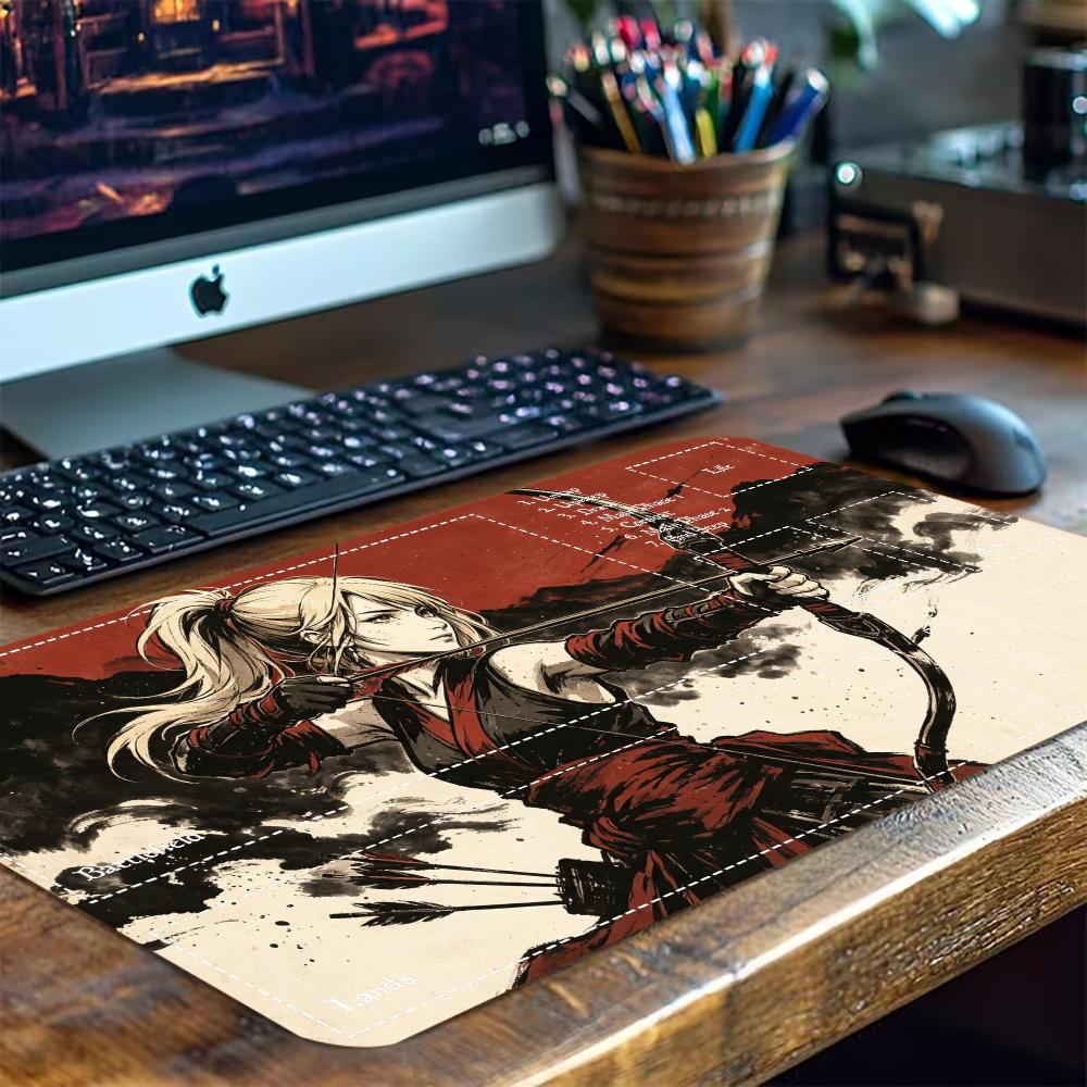 Vintage Ink Samurai AnimeGirl  – Desk Setup Trading Bewertung und Preis
