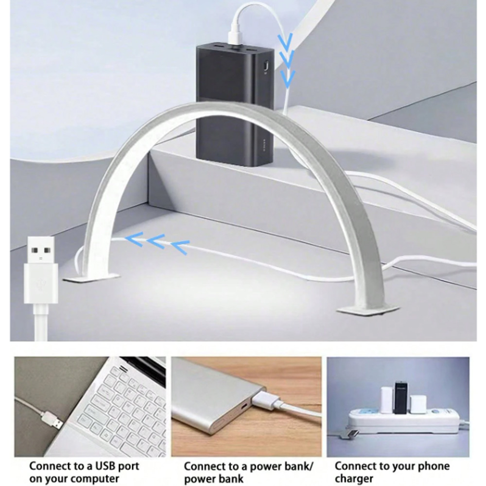 Nagellampe 40/66CM LED-Tischle – Desk Setup Lighting Bewertung und Preis