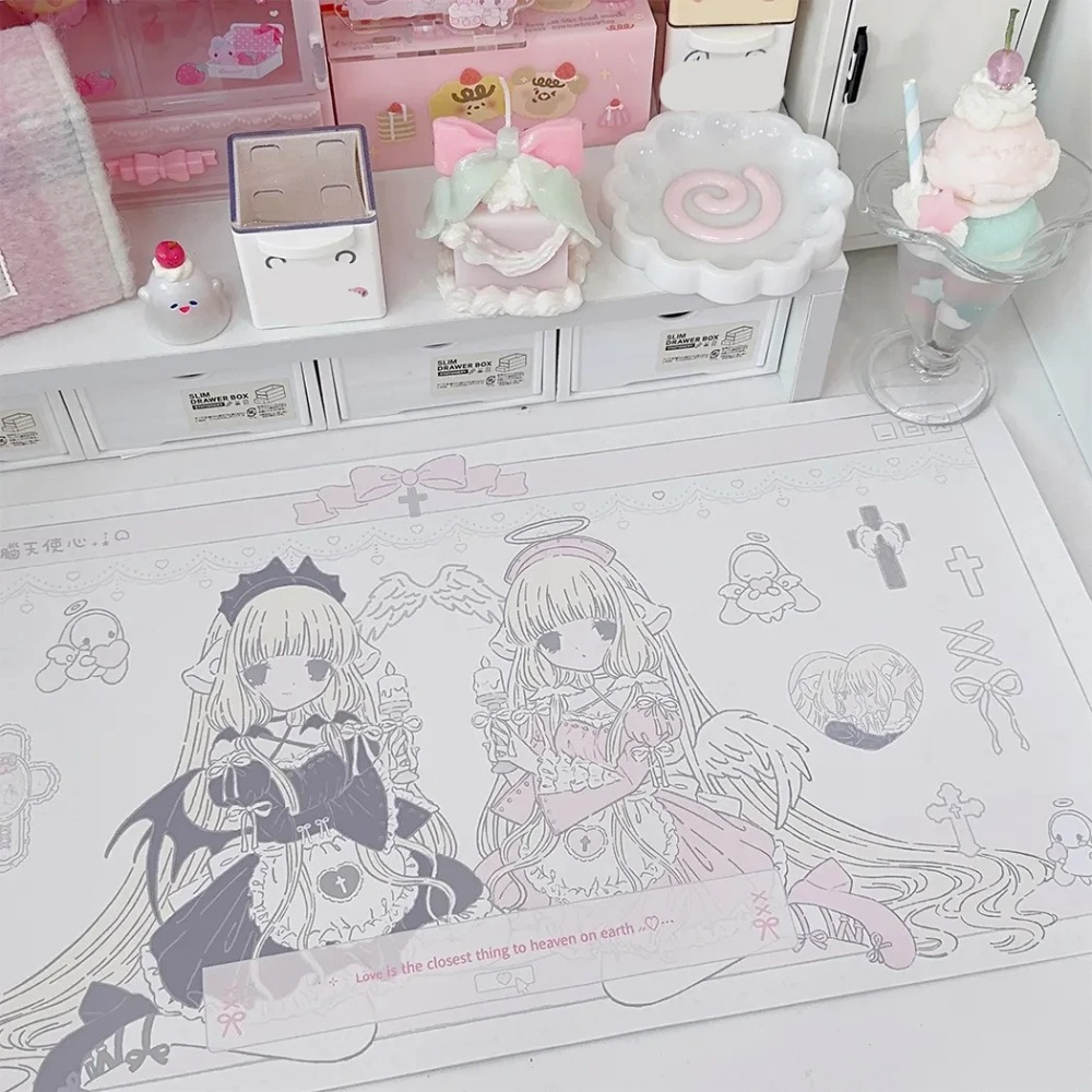 Original Chobits Twins Schreib – Desk Setup Dorm Bewertung und Preis
