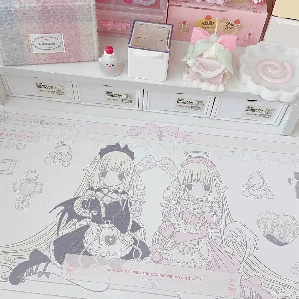 Original Chobits Twins Schreib – Desk Setup Dorm Bewertung und Preis