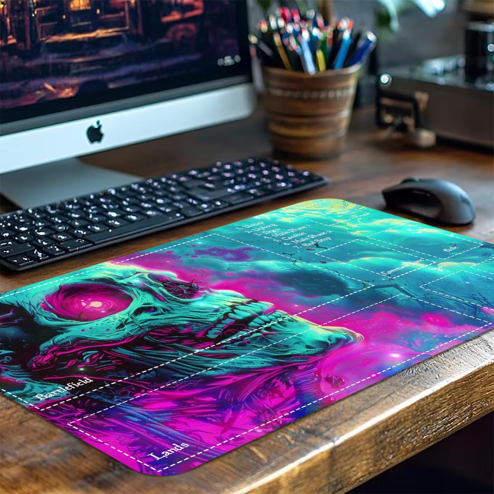 Bunte Neon-Horror-Schädel-Spie – Desk Setup Trading Bewertung und Preis
