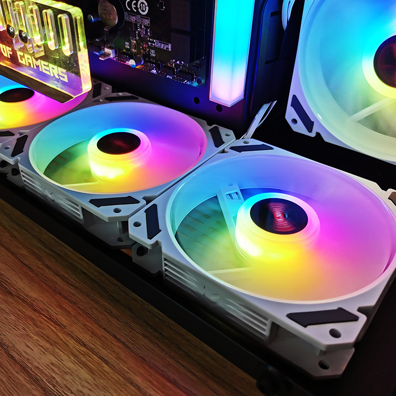 ARGB 120mm Gehäuselüfter 5V 3P – Desk Setup Lighting Bewertung und Preis