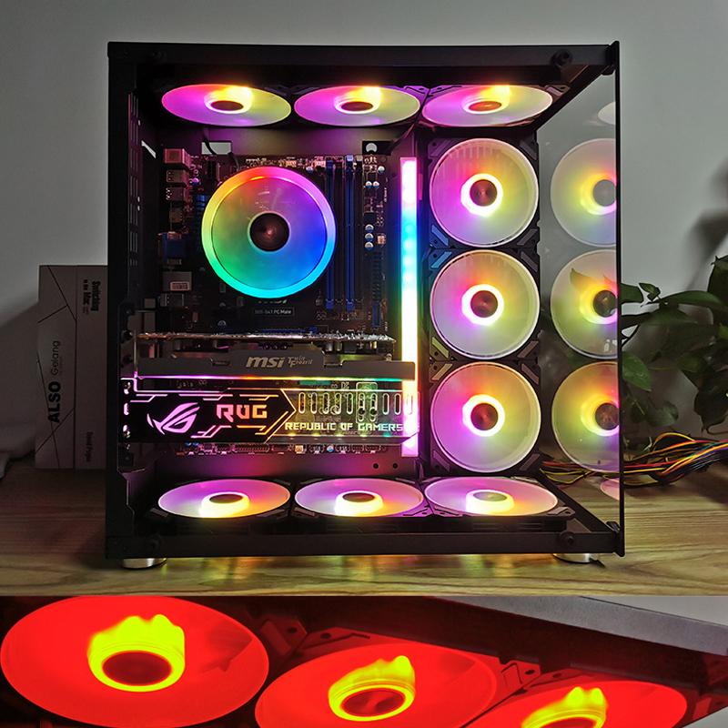 ARGB 120mm Gehäuselüfter 5V 3P – Desk Setup Lighting Bewertung und Preis