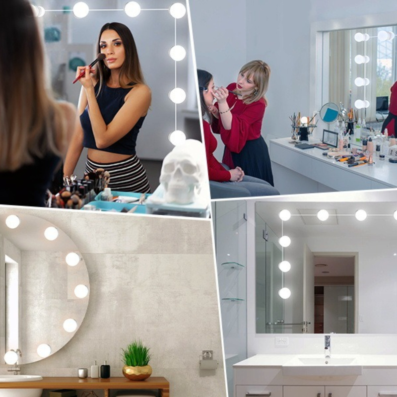 LED-Schminklicht ohne Bohren,  – Desk Setup Lighting Bewertung und Preis