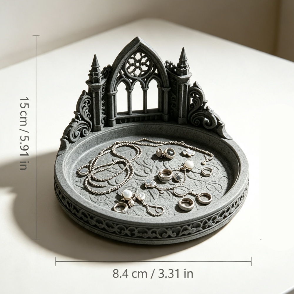 3D-gedrucktes weißes gotisches – Desk Setup Ideas Bewertung und Preis