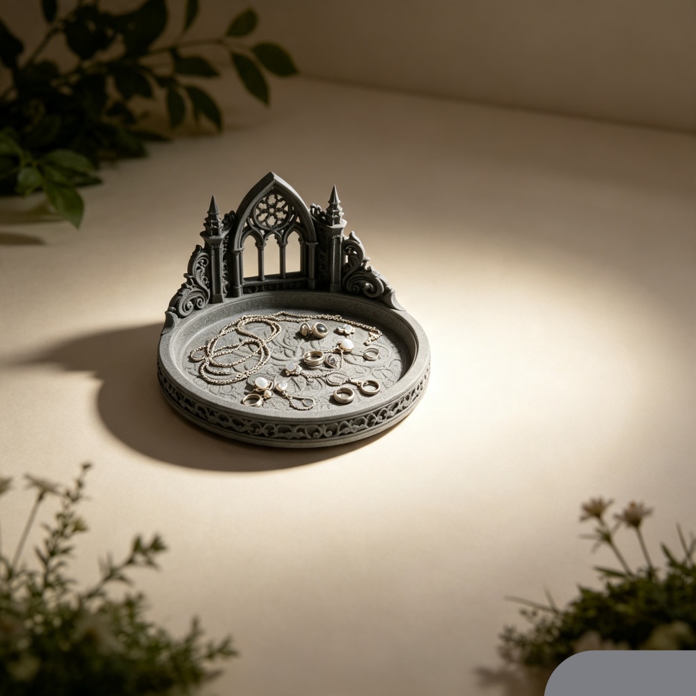 3D-gedrucktes weißes gotisches – Desk Setup Ideas Bewertung und Preis