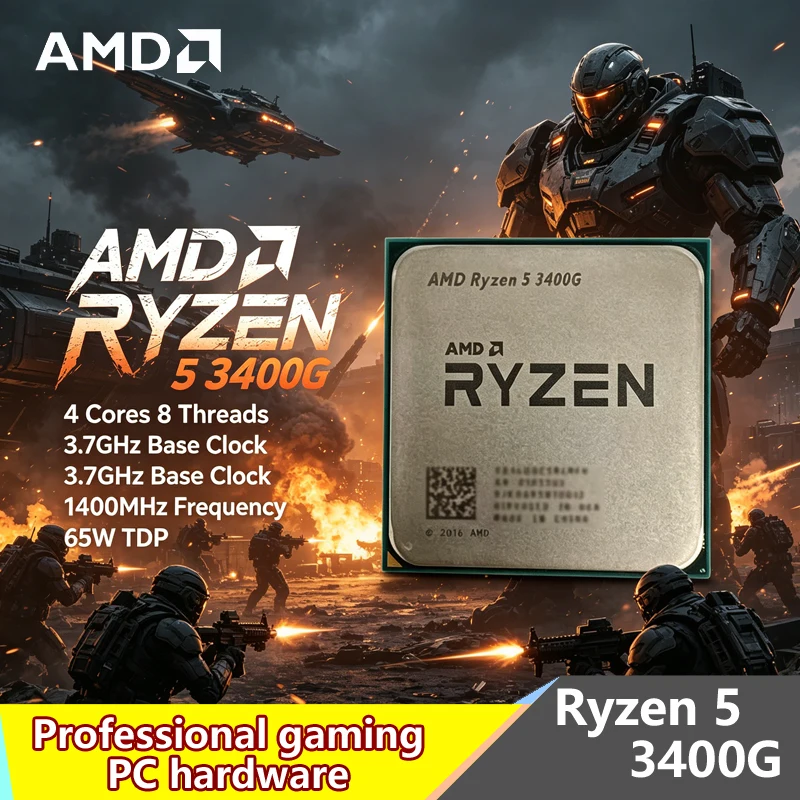AMD Ryzen 5 3400G AM4 Desktop- – Amd Cpu Ryzen 5 Bewertung und Preis